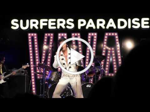 Jay Dupuis 1970 Vegas Nights recreated 20 July 2018 Viva Surfers Paradise